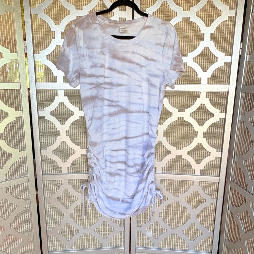 PINK Victoria's Secret Ruched Short Sleeve Dress